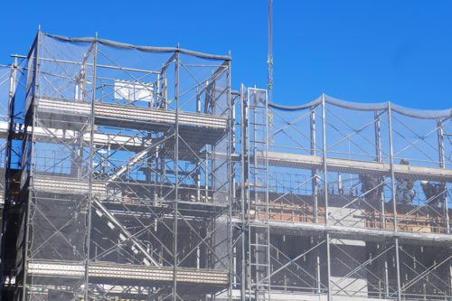 画像：新築足場工事